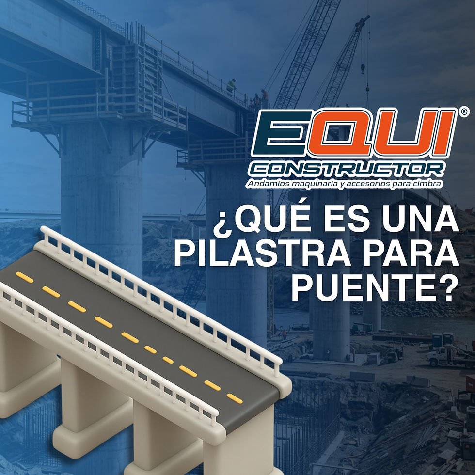 ¿Qué Es una Pilastra Para Puente y Cuál Es su Diferencia Con una Columna Convencional?