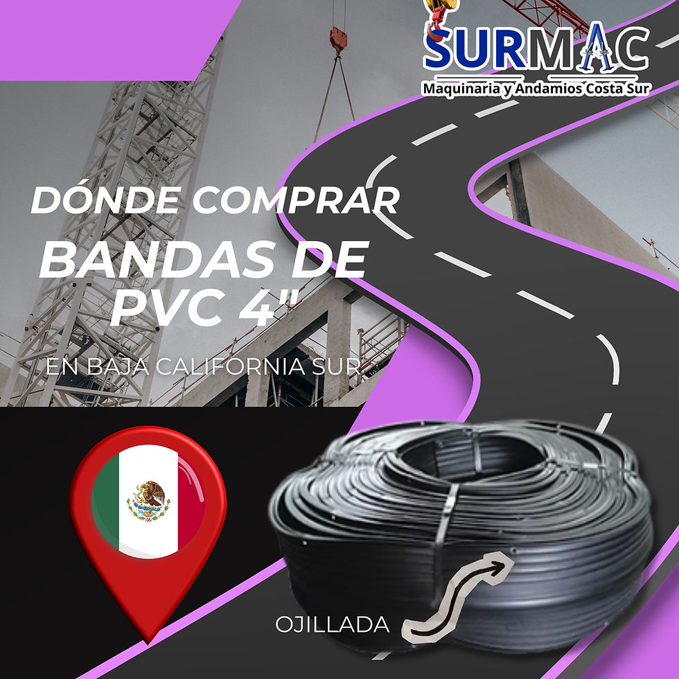 ¿Dónde comprar en Baja California Sur banda de PVC ojillada de 4 pulgadas?