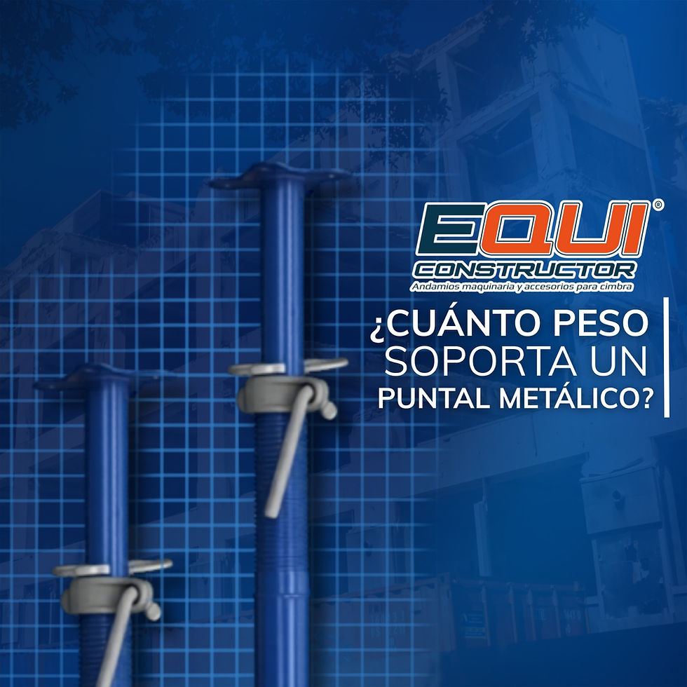 ¿Cuánto peso soporta un puntal metálico? Guía de capacidades y alturas