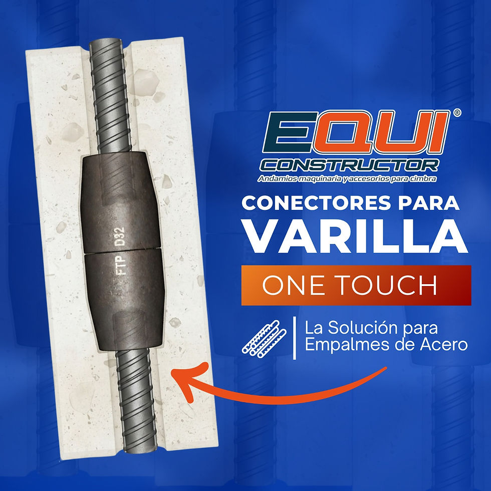 Conector Mecánico ONE TOUCH para Varilla: La Solución para Empalmes de Acero