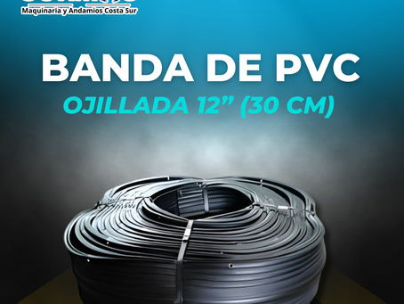 Banda de PVC Ojillada 12” (30 cm) SURMAC México
