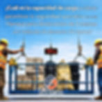 ¿Cuál es la capacidad de carga y cómo garantizar la seguridad operativa en una Hamaca para construcción de 2 metros con malacate de elevación 50 metros?