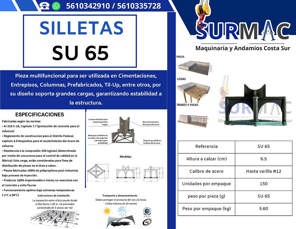 F.T SILLETAS SU65