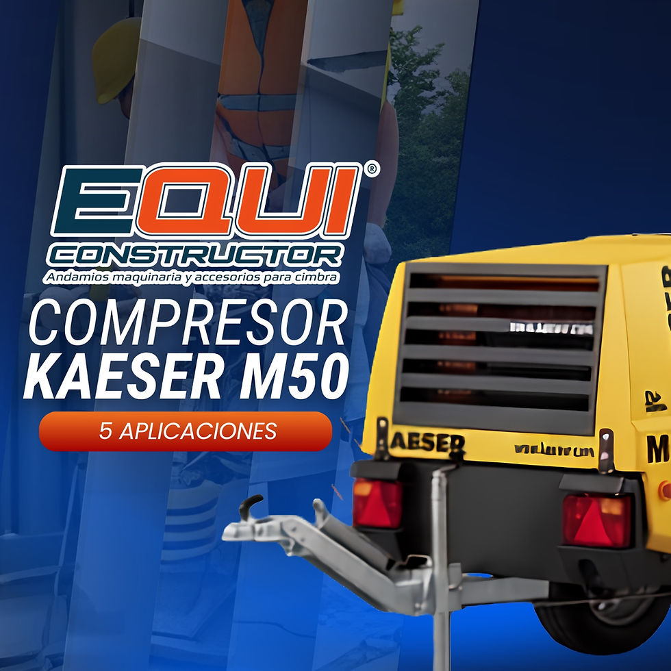 5 aplicaciones del Compresor Kaeser M50 en la construcción y obra civil