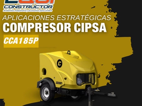 Aplicaciones estratégicas: Versatilidad total con el COMPRESOR PORTÁTIL CIPSA CCA185P
