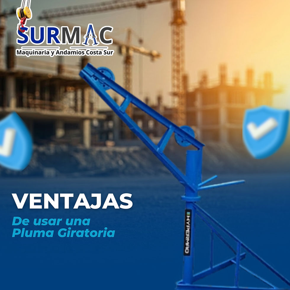 Ventajas de usar una Pluma Giratoria para Malacate de 1 Tonelada