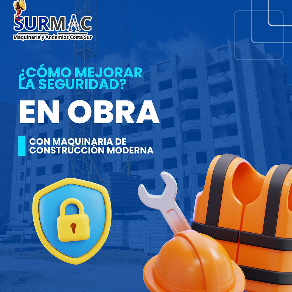 Cómo mejorar la seguridad en la obra con maquinaria de construcción moderna
