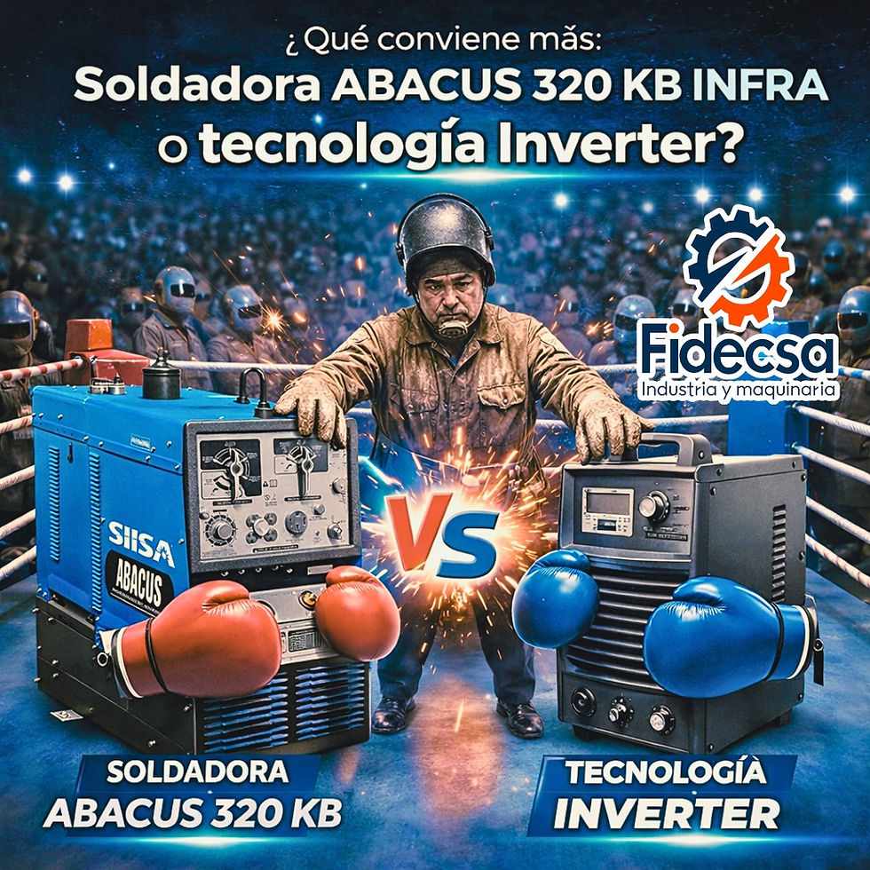 ¿Qué conviene más: Soldadora ABACUS 320 KB INFRA o tecnología Inverter?