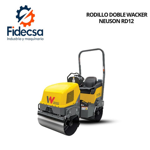 Rodillo Vibratorio Doble RD12 WACKER NEUSON En México.