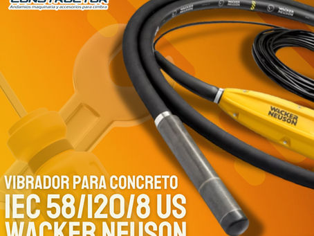 ¿Cómo realizar el mantenimiento correctivo y preventivo del eje flexible y la cabeza vibradora de un Vibrador Interno de Alta Frecuencia IEC 58/120/8 US marca WACKER NEUSON?