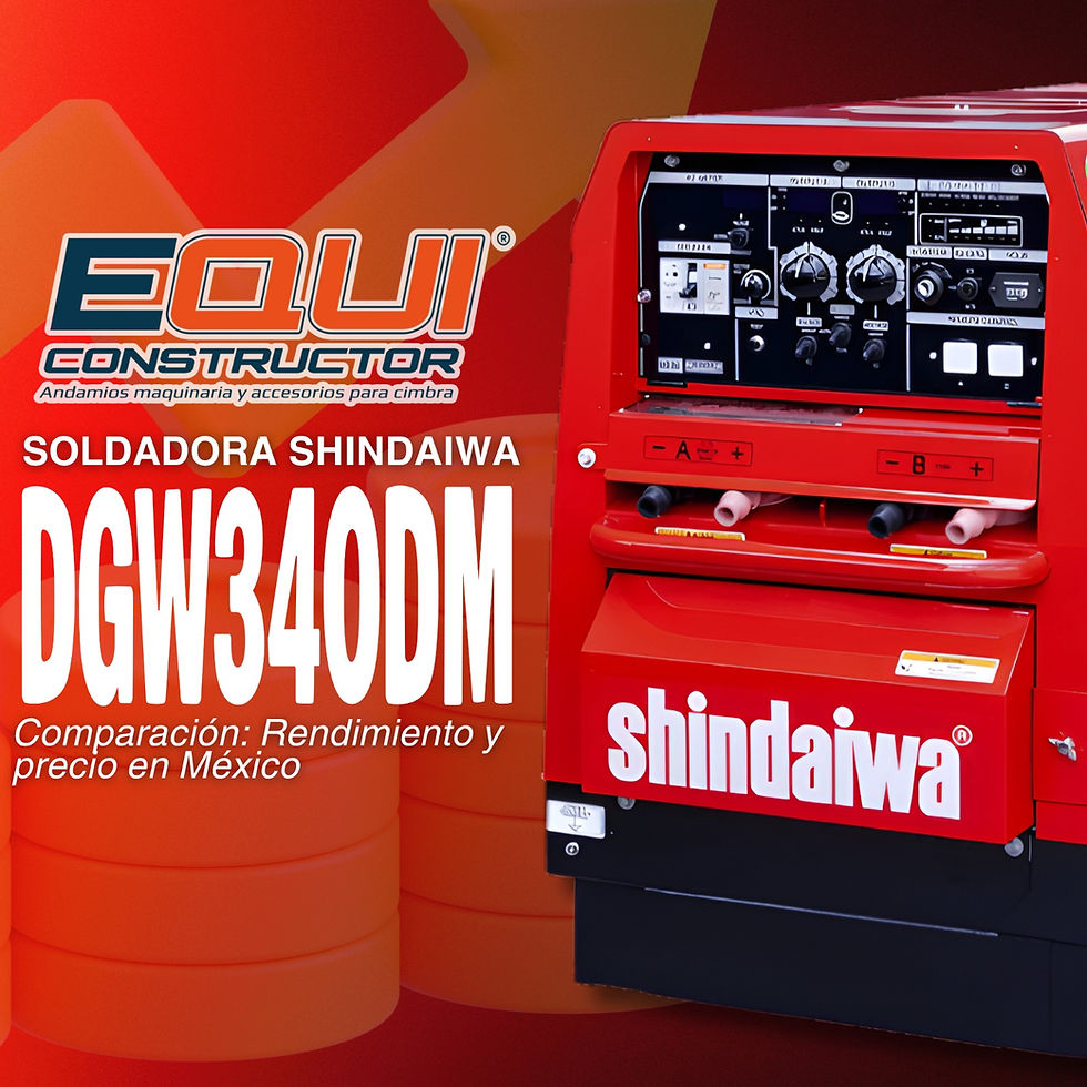 ¿Cómo se compara la Shindaiwa DGW340DM contra la Lincoln Electric Ranger 305DX en rendimiento y precio en México?
