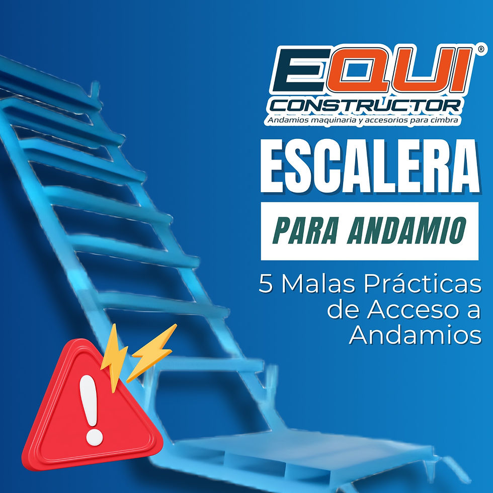 5 Malas Prácticas de Acceso a Andamios que Causan Caídas en Obra (y Cómo la Escalera FIDECSA las Elimina)
