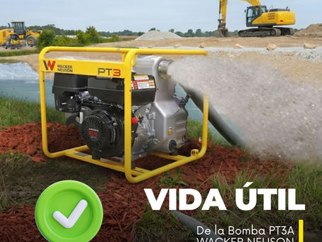 ¿Cómo alargar la vida útil de la Bomba PT3A WACKER NEUSON en condiciones extremas de obra?