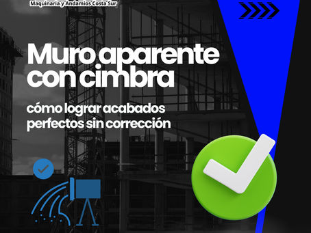 Muro aparente con cimbra: cómo lograr acabados perfectos sin corrección