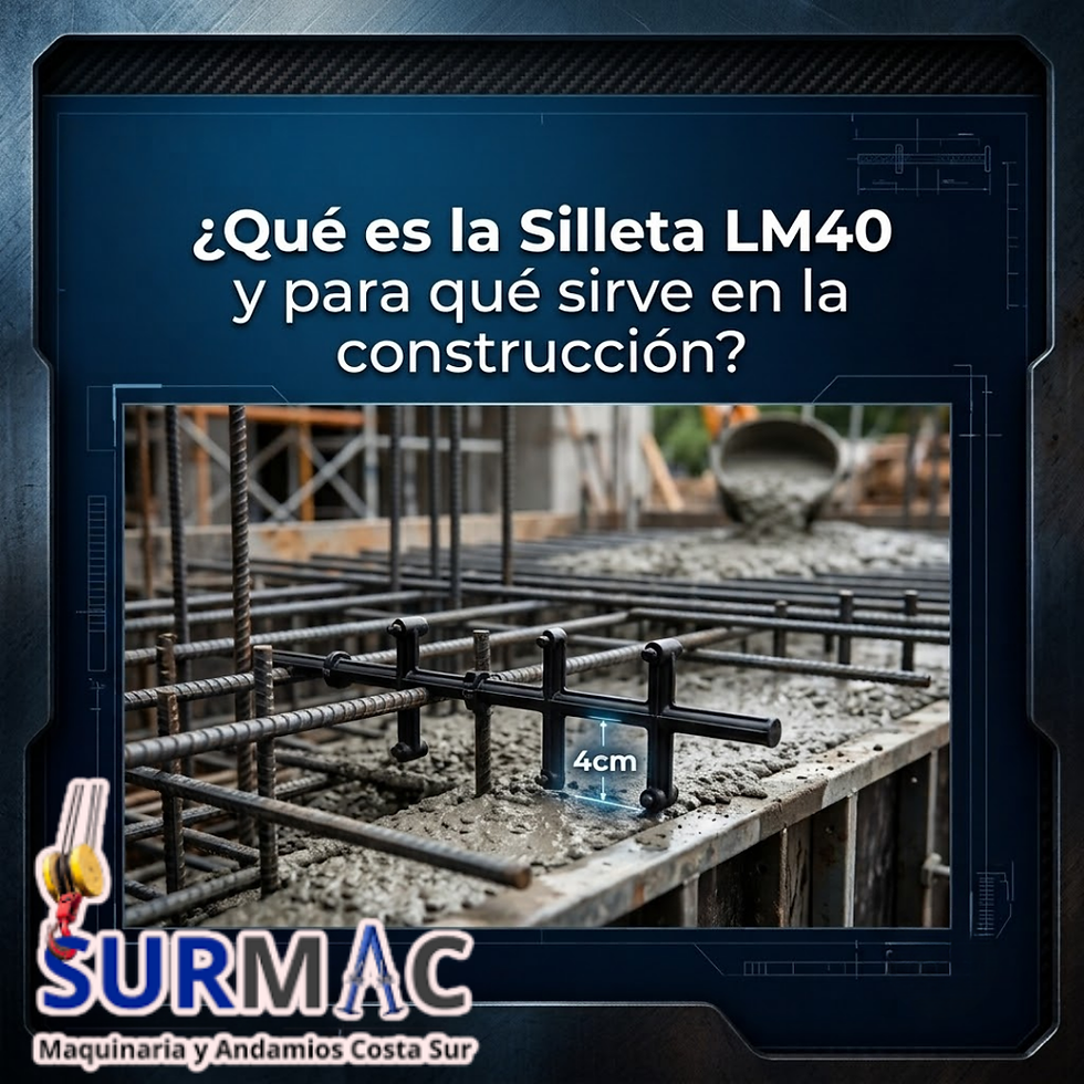 ¿Qué es la Silleta LM40 y para qué sirve en la construcción?