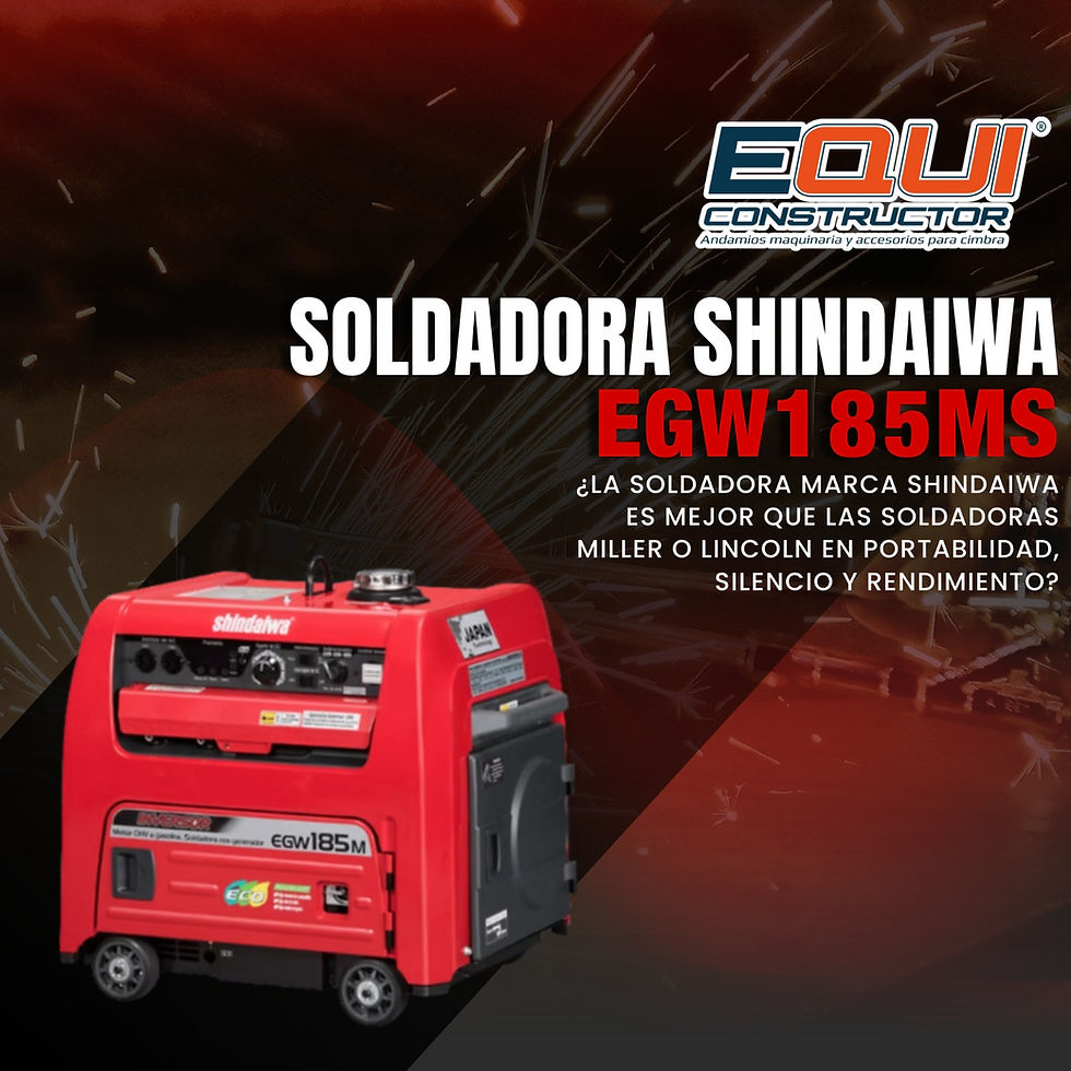 ¿La soldadora marca SHINDAIWA a gasolina modelo EGW185MS es mejor que las soldadoras Miller o Lincoln en portabilidad, silencio y rendimiento?
