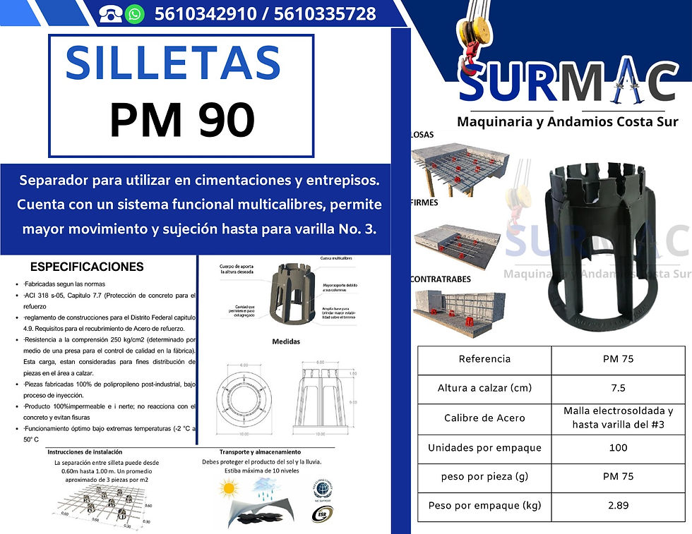 F.T SILLETAS PM 90