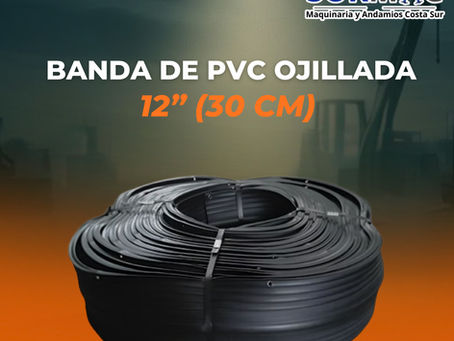 Banda de PVC Ojillada 12” (30 cm) SURMAC México
