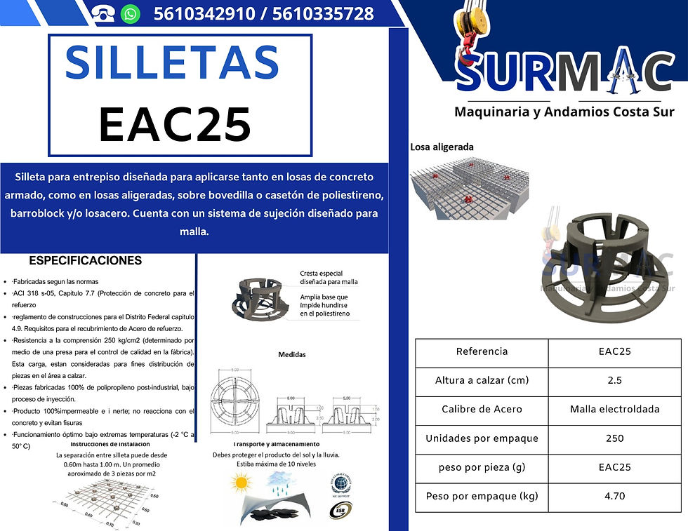 F.T SILLETAS EAC 25
