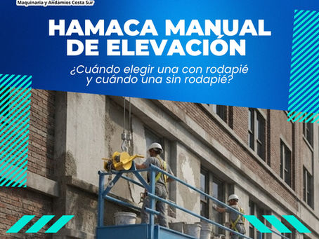 ¿Cuándo elegir una hamaca manual de elevación con rodapié y cuándo una sin rodapié?