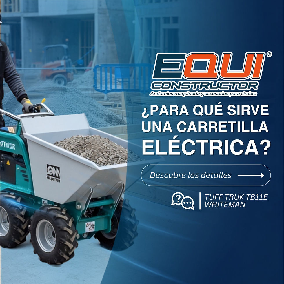 ¿Para Qué Sirve la Carretilla Eléctrica TUFF TRUK TB11E WHITEMAN?