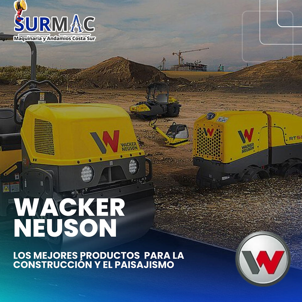 Los mejores productos de Wacker Neuson para la construcción y el paisajismo.