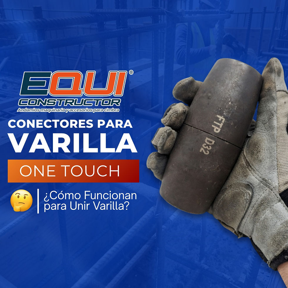 ¿Cómo Funcionan los Conectores ONE TOUCH para Unir Varilla?