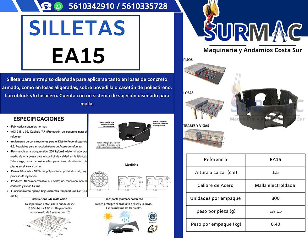 F.T SILLETAS EA15