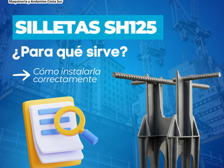 Silleta SH125: para qué sirve, en qué obras se usa y cómo instalarla correctamente