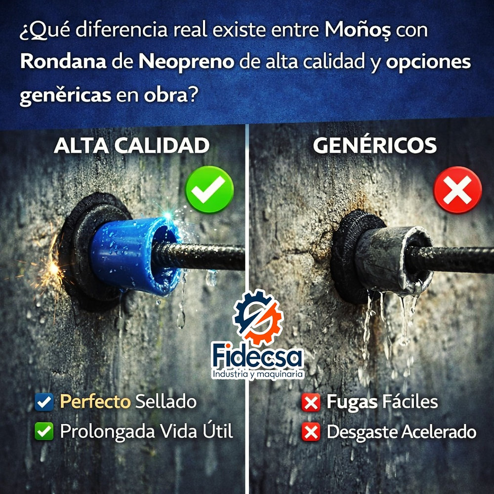 ¿Qué diferencia real existe entre Moños con Rondana de Neopreno de alta ...