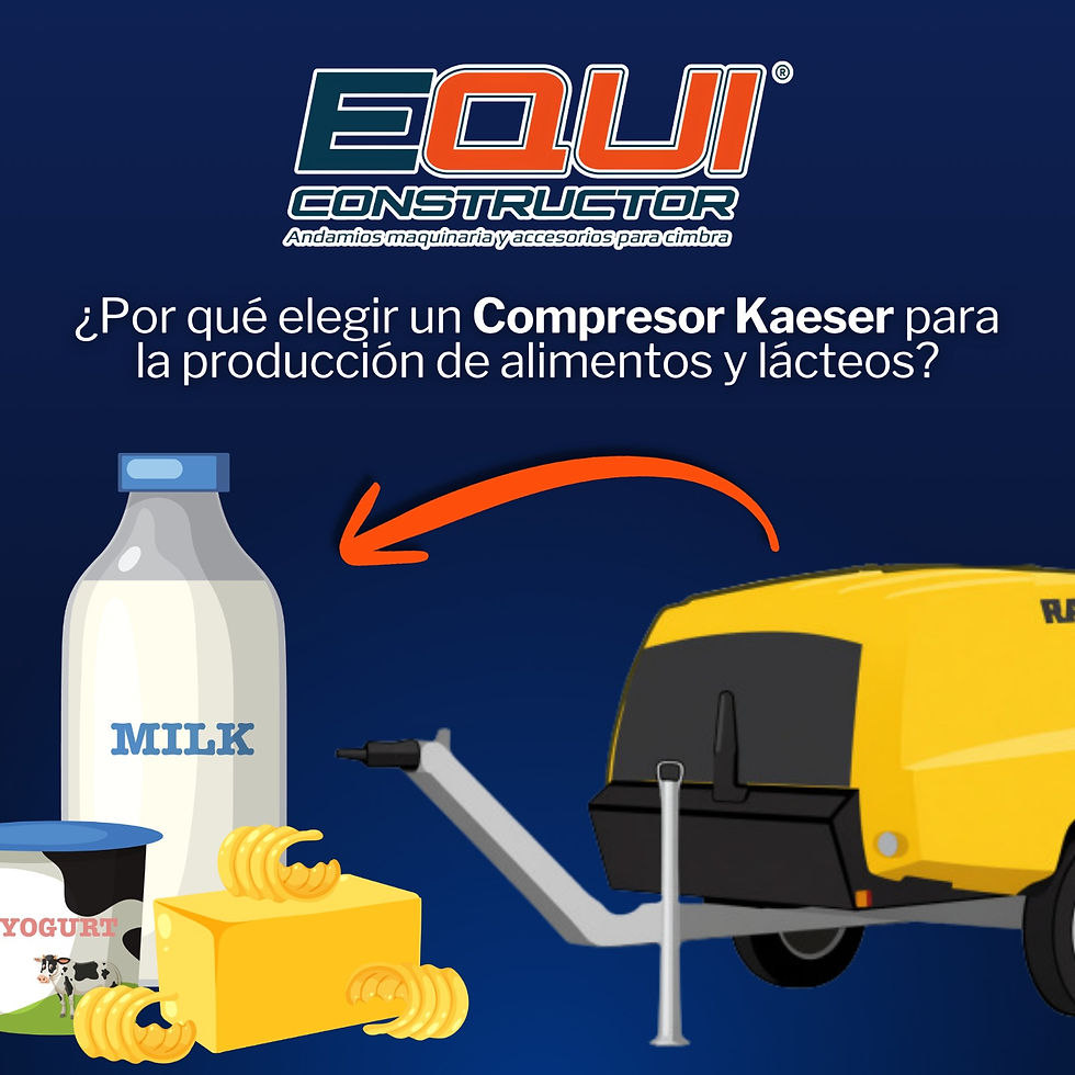 ¿Por qué elegir un Compresor Kaeser para la producción de alimentos y lácteos?