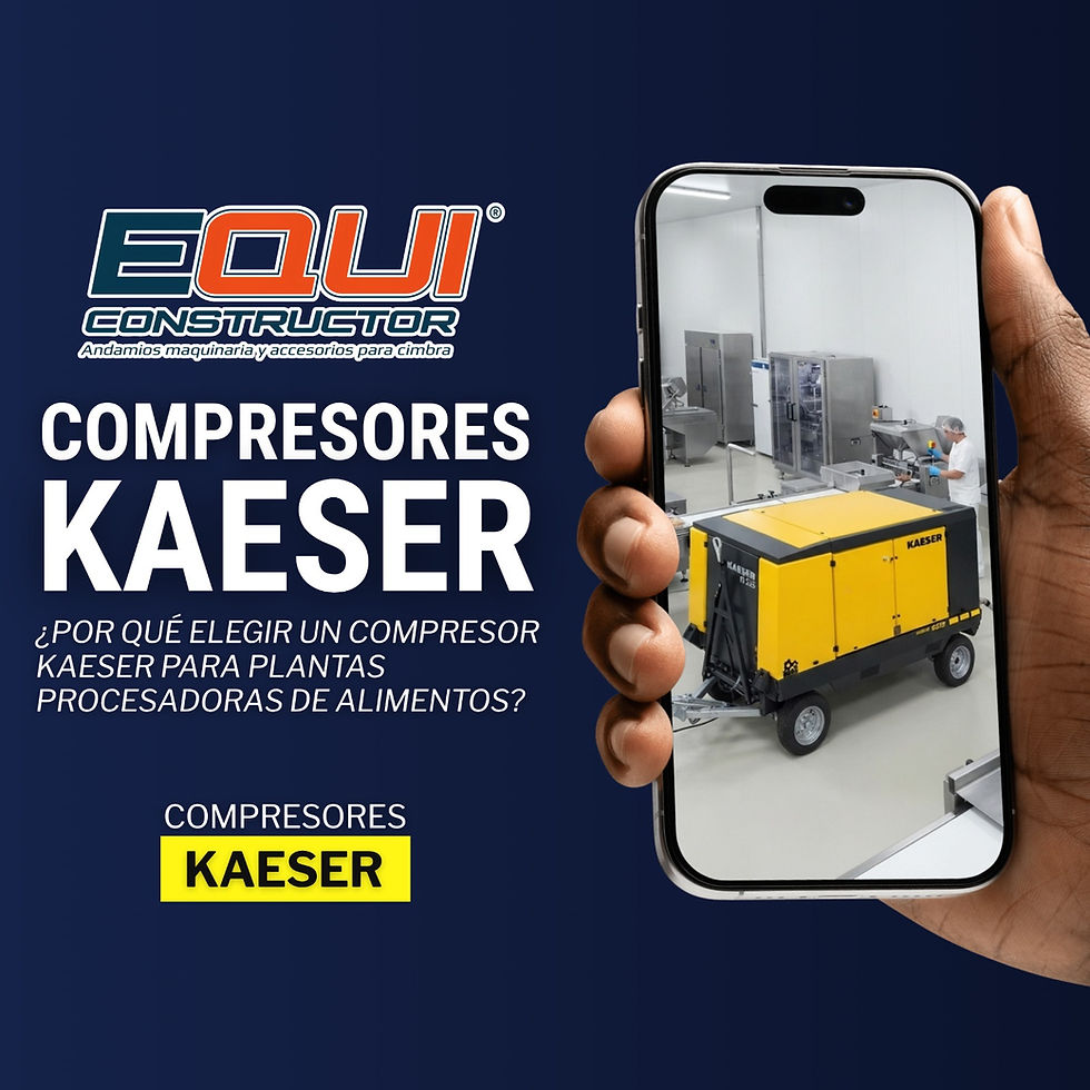¿Por qué elegir un Compresor Kaeser para plantas procesadoras de alimentos?