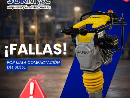Fallas estructurales por mala compactación del suelo y cómo evitarlas con la Bailarina Apisonadora Profesional Hyundai C/Motor Hyundai 4 Hp – Forte750xt