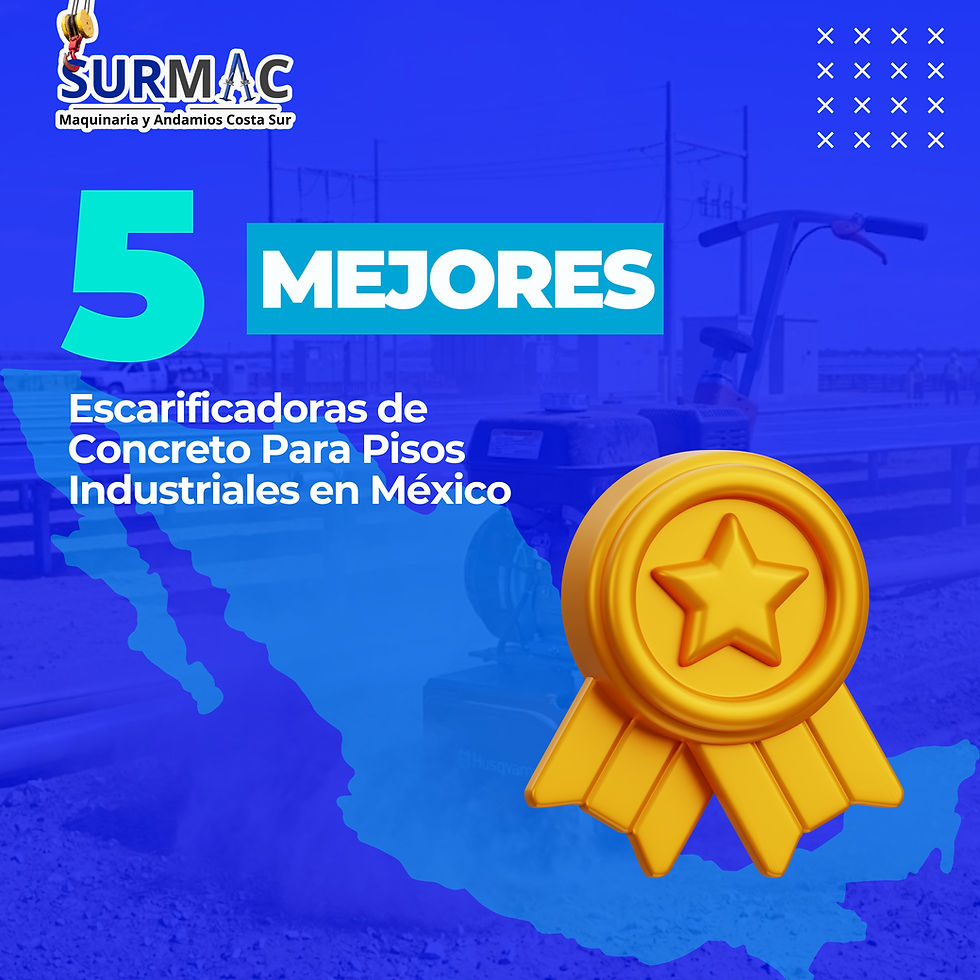 Las 5 Mejores Escarificadoras de Concreto Para Pisos Industriales en México