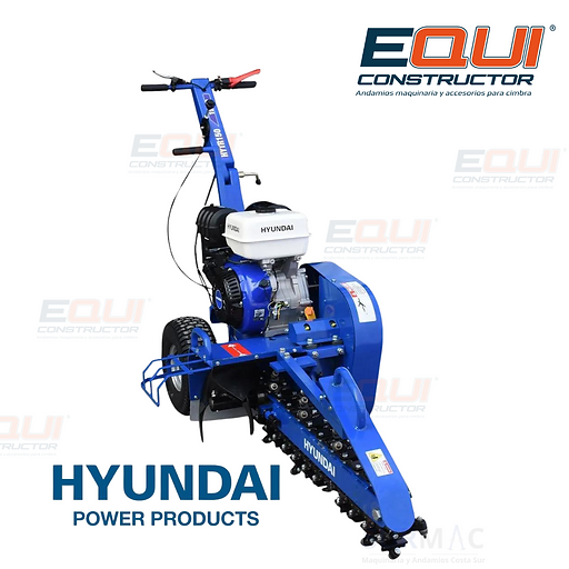 Venta de Zanjadora Profesional HYUNDAI C/Motor 15HP - HYTR150XT.