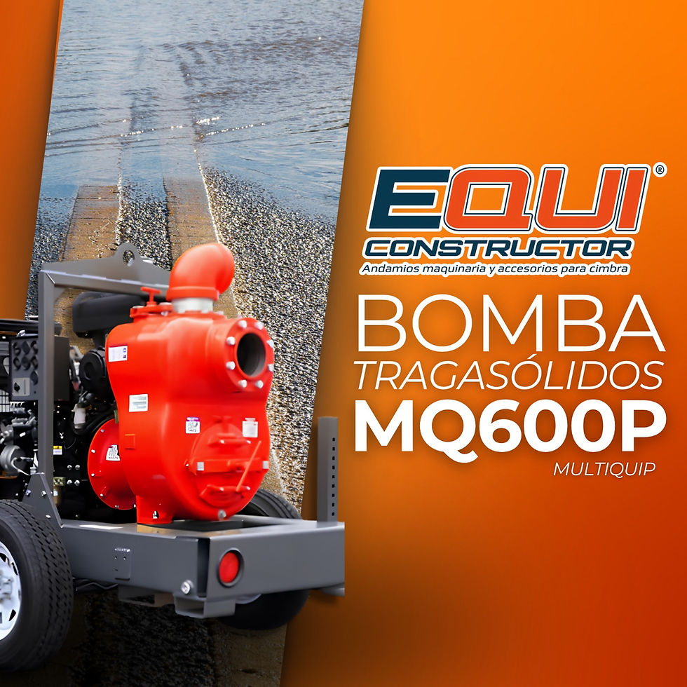 Bomba Tragasólidos MQ600P Multiquip: Características, Ventajas y Aplicaciones
