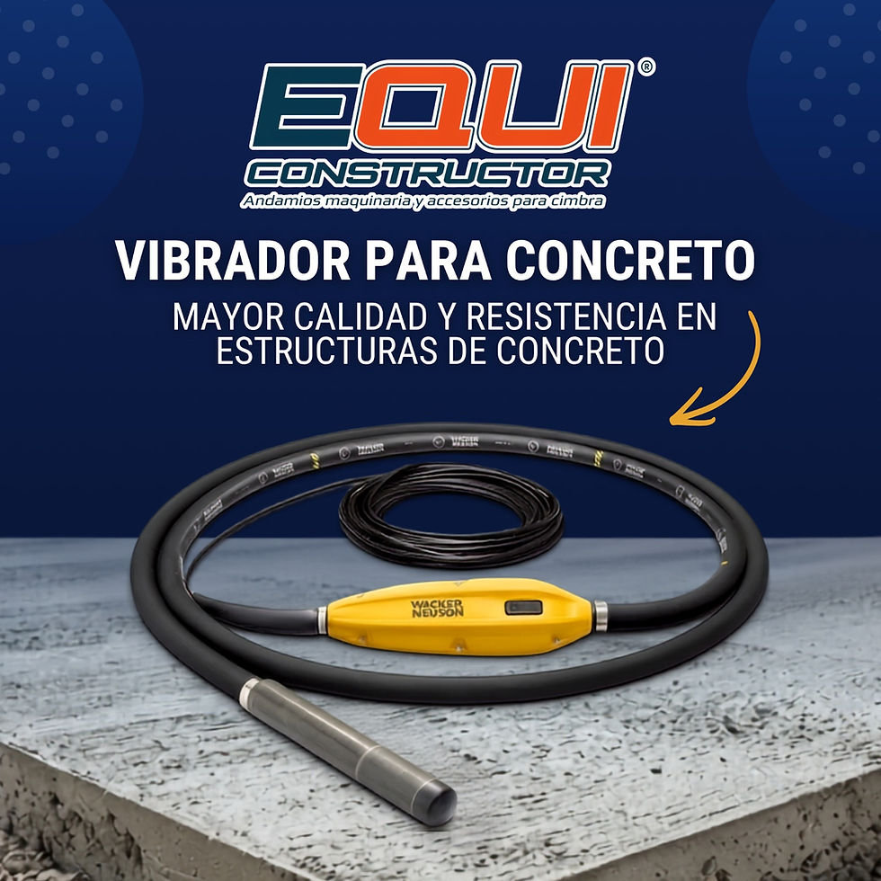 Vibrador Interno de Alta Frecuencia Wacker Neuson: Mayor calidad y resistencia en estructuras de concreto