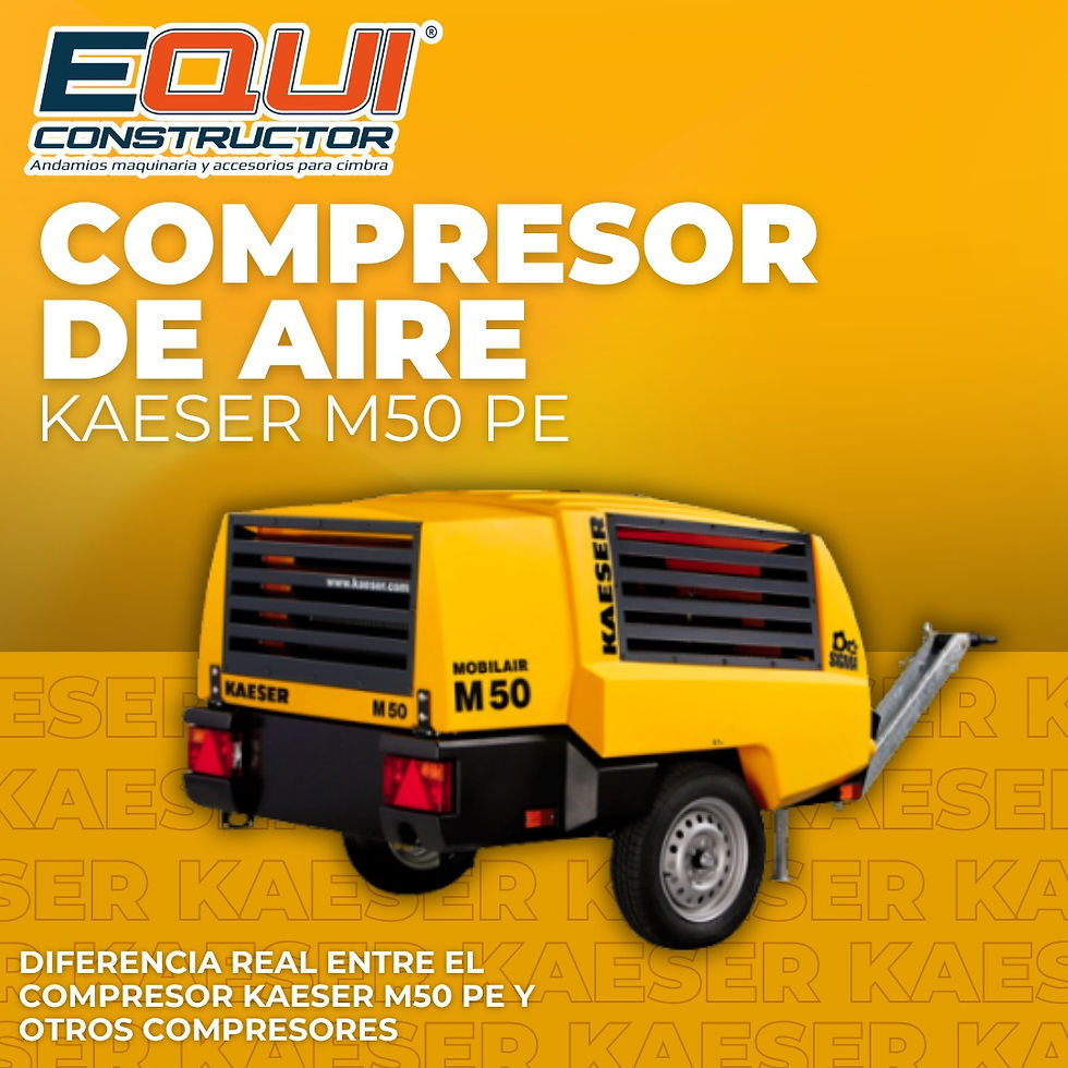 ¿Cuál es la diferencia real entre el Compresor de Aire Kaeser M50 PE y otros compresores de marcas económicas?