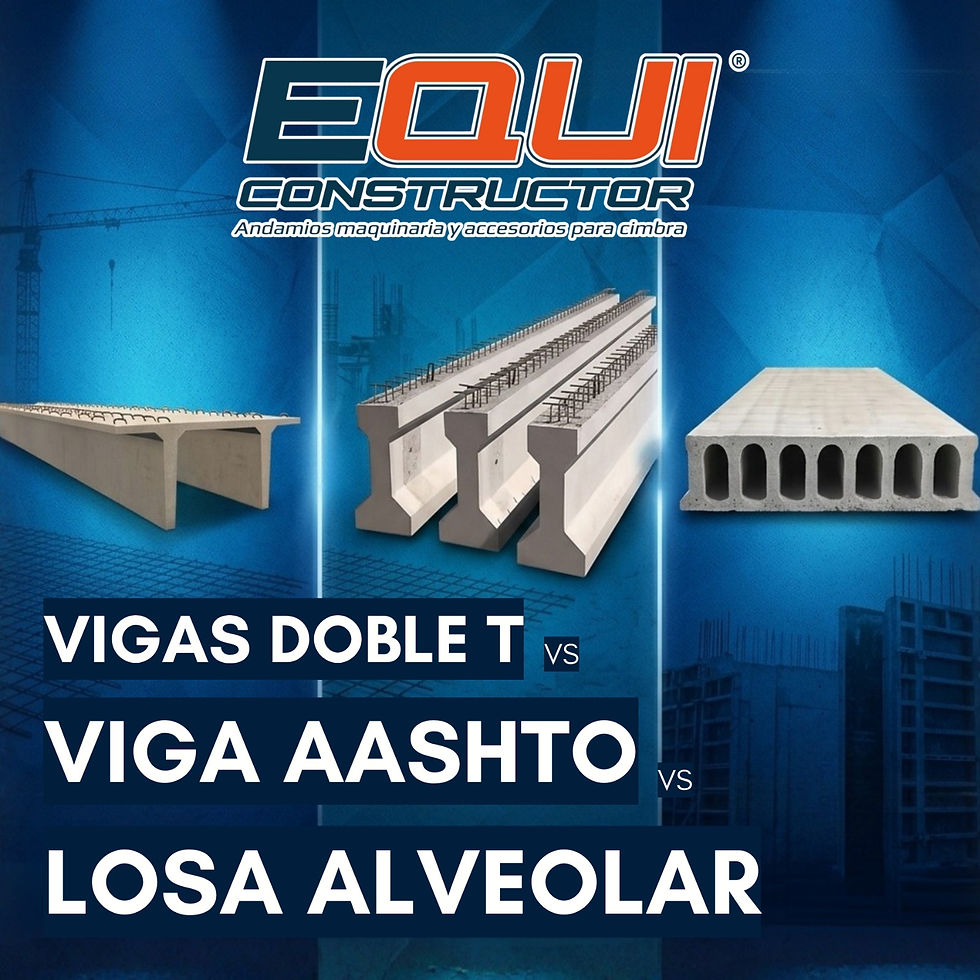Viga Doble T vs. Viga AASHTO vs. Losa Alveolar: ¿Qué Sistema Prefabricado de Concreto Conviene Para Tu Proyecto?