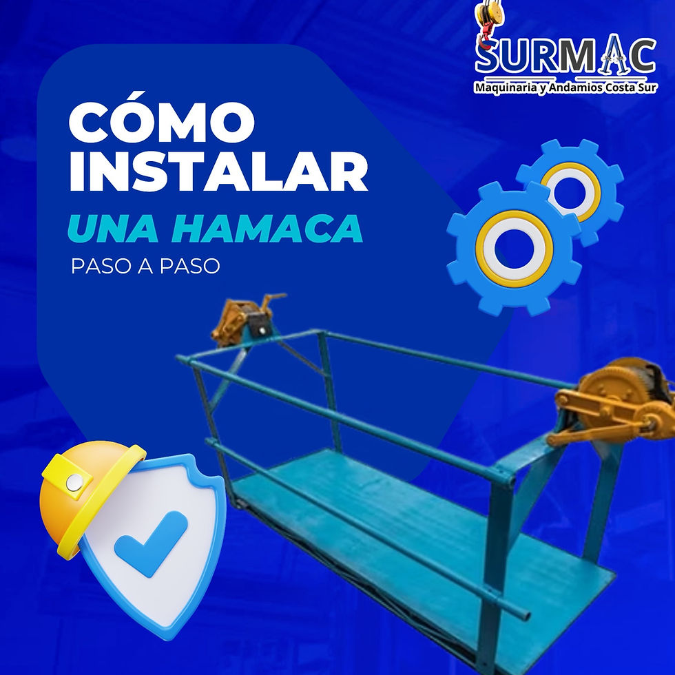 Cómo Instalar una Hamaca para Construcción Paso a Paso SURMAC México