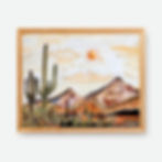Thumbnail: Saguaro print framed