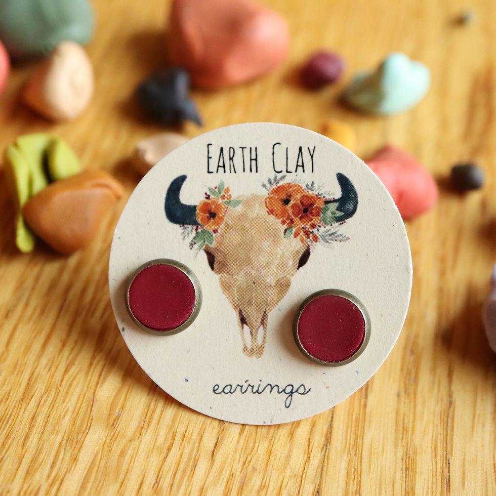 Thumbnail: Cherry maple earrings staged