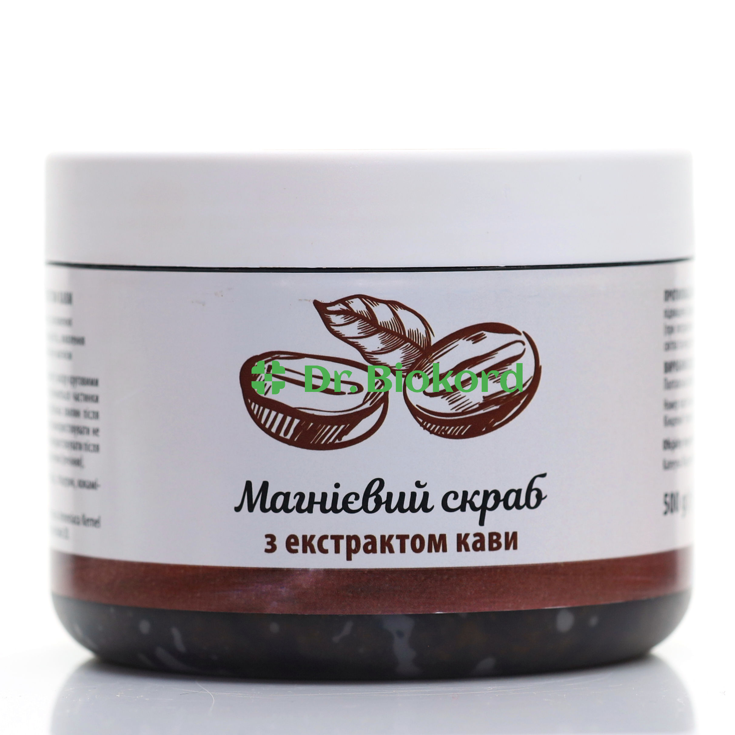 Magnezowy Peeling do Ciała z Ekstraktem z Kawy, Dr.Biokord, 500g