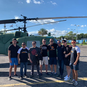 Flying over El Salvador in a Chopper paying for the service in bitcoin (BTC) is a bitcoin life experience you can't miss. This unique adventure is now accessible to both residents and visitors of the Bitcoin nation. Fly over Bitcoin City area.