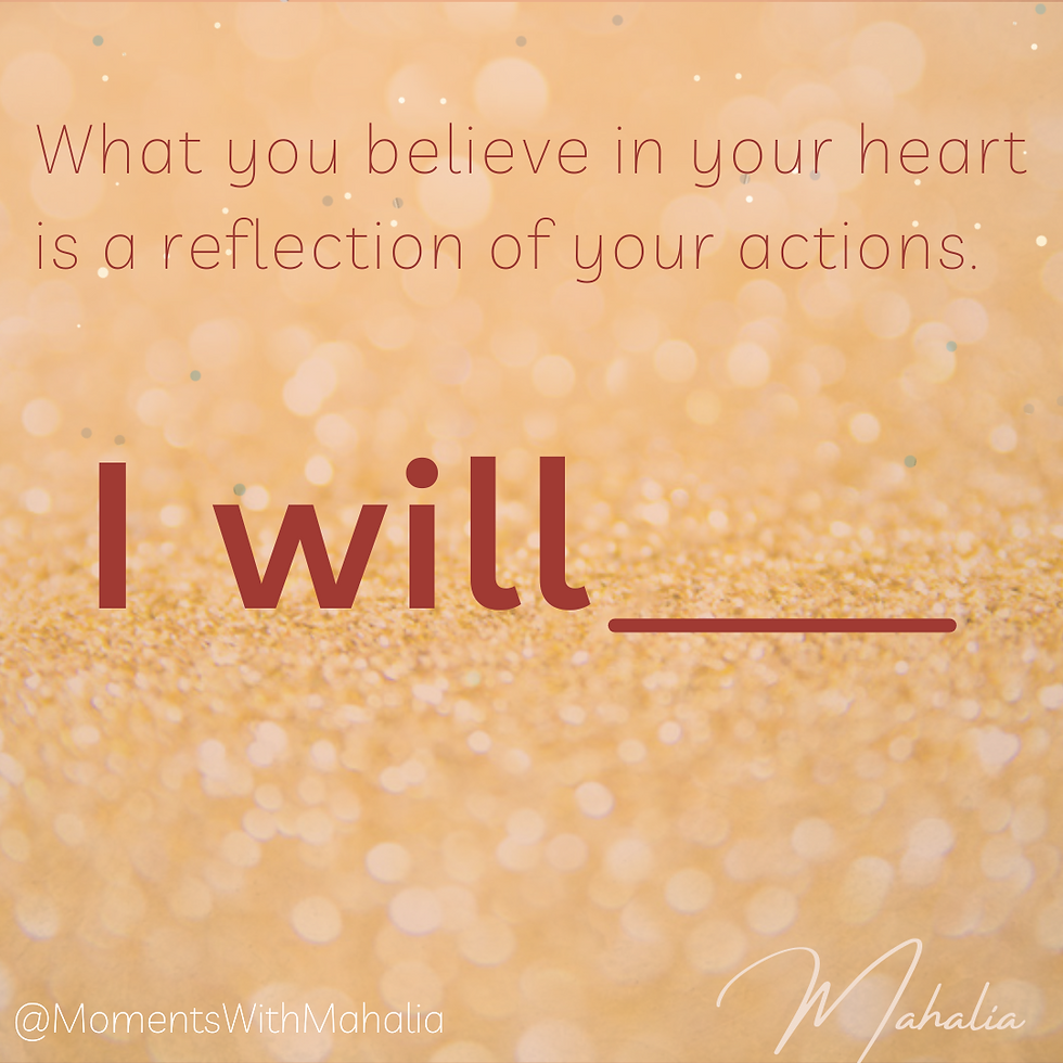 Your beliefs fuel your actions