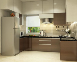 L SHAPED MODULAR KITCHENS