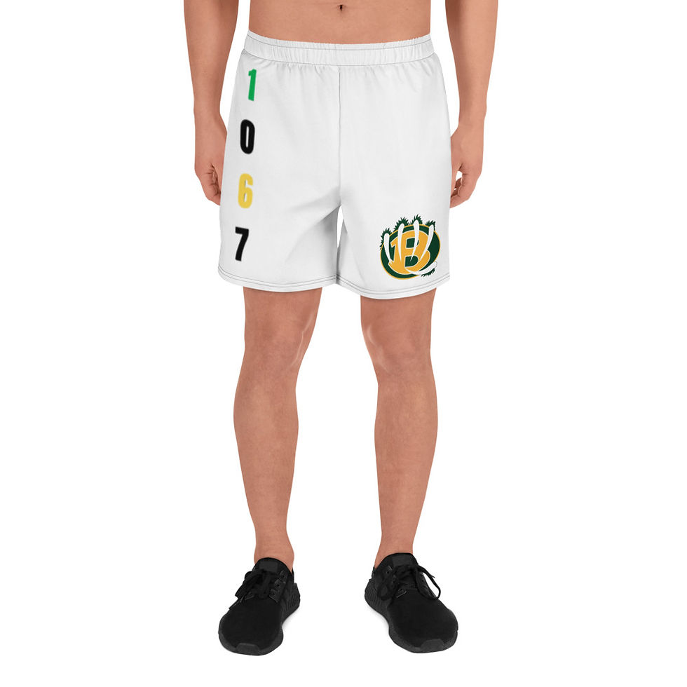 Thumbnail: All-Over Print Unisex Athletic Long Shorts