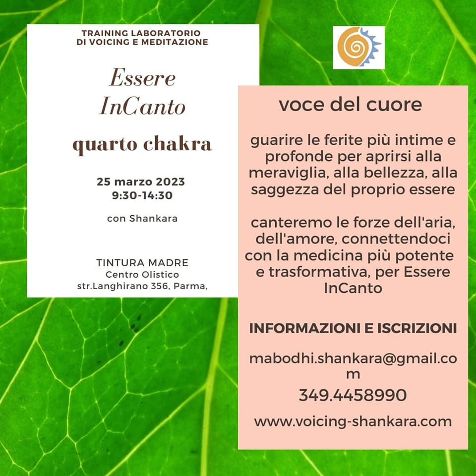 Essere Incanto 4 Chakra: La Voce del Cuore