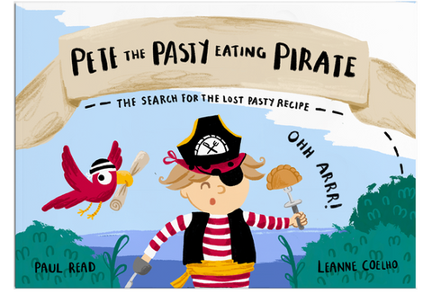 Pete, the Pasty Eating Pirate, picture book, Leanne Coelho, Illustrator, Illustration 
