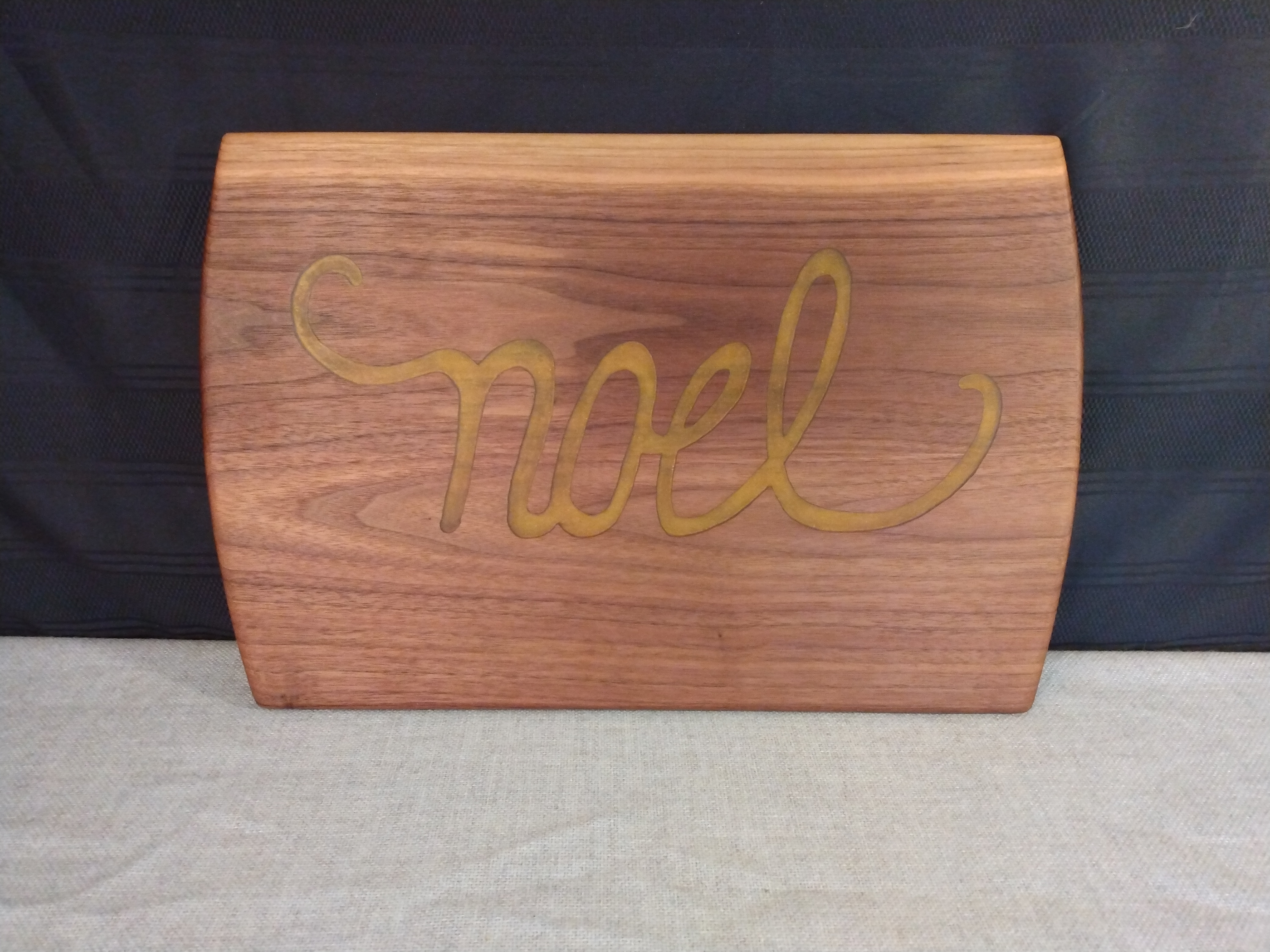 Golden Noel Holiday Charcuterie Board